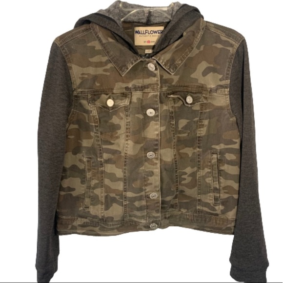 Wallflower Other - Wallflower Denim Camo Hoodie